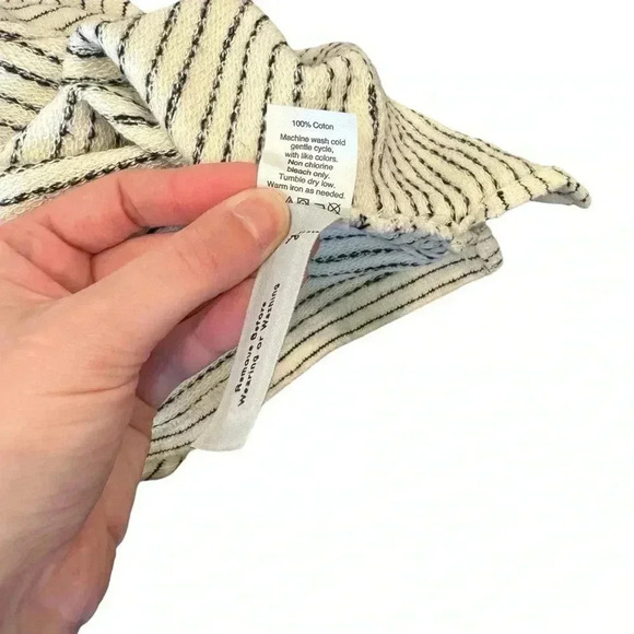 Madewell Striped Lace-Up Top - Picture 9 of 13